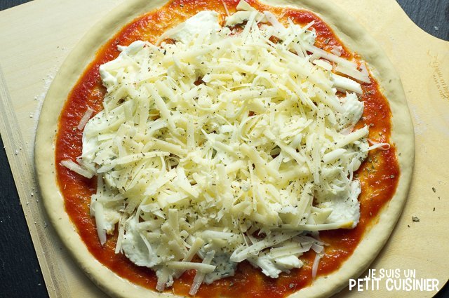 Pizza 4 fromages (origan)