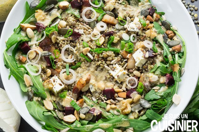 Salade de quinoa et lentilles