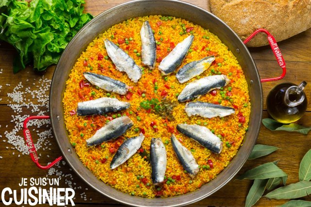 Paella aux sardines (recette)