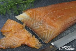 Saumon mariné maison (saumon gravlax)