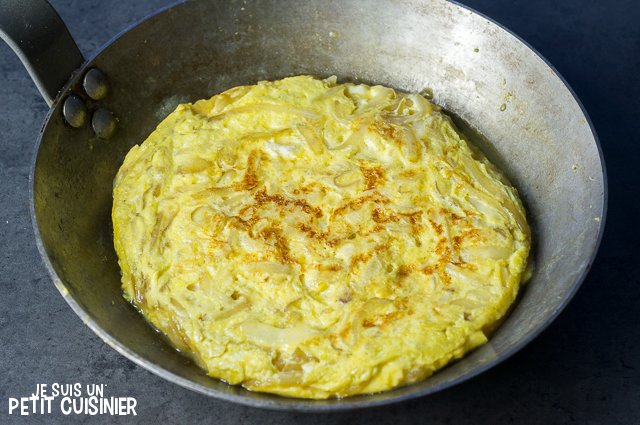 Omelette à l’oignon doux