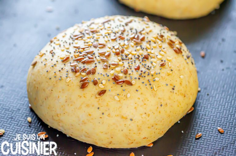 Recette de pain burger maison. Ma recette fétiche