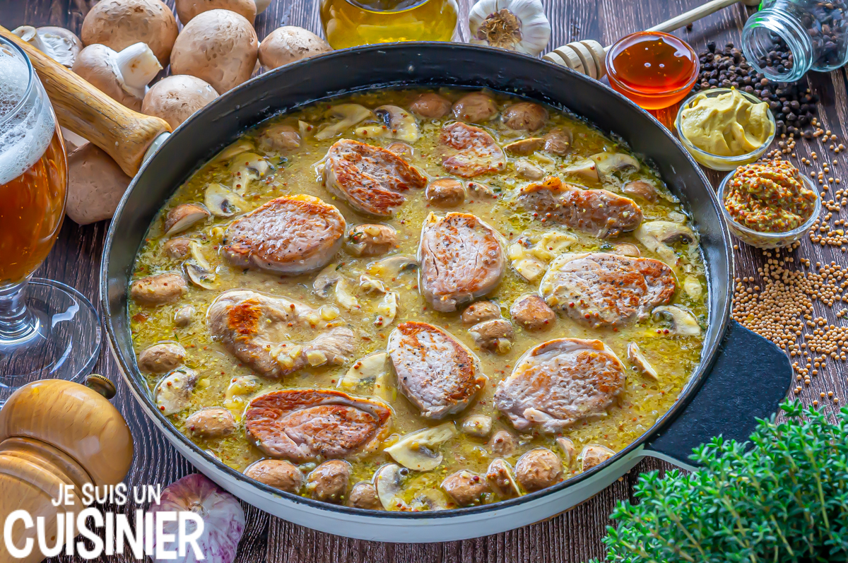 Recette Du Filet Mignon De Porc La Sauce Moutarde Miel Et Bi re