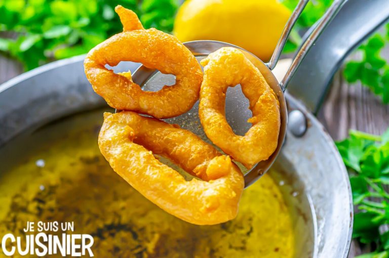 Recette de calamars à la romaine (beignets de calamar croustillants et