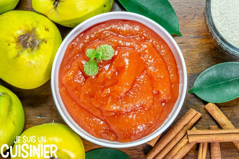 Recette de la compote de coing