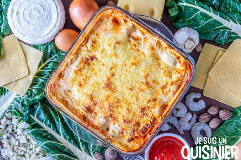 Recette de cannelloni aux blettes et crevettes