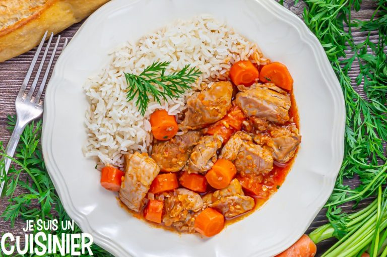 Recette de sauté de dinde aux carottes